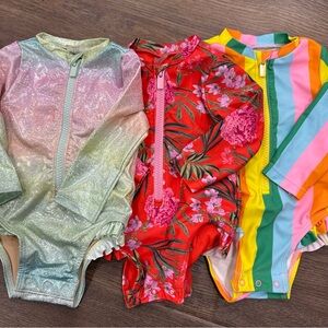 Old Navy baby girl bathing suit bundle